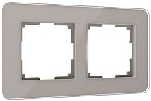 Рамка универсальная Werkel Elite 2-м. стекло дымчатый картинка